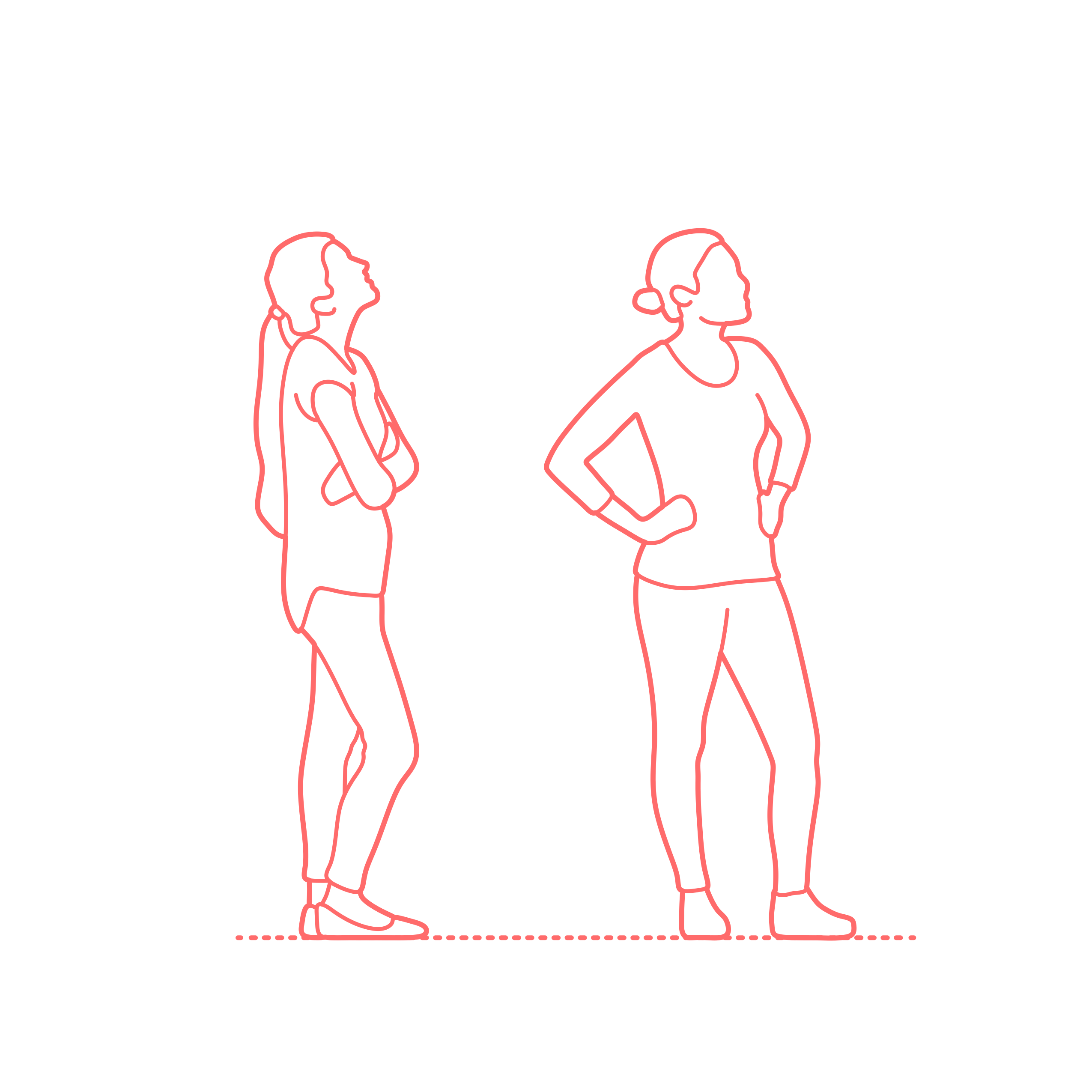 Humans Poses Looking Women Standing Sketch Style Svg Vector Free Vectors